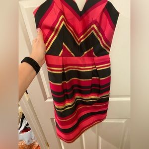 Strapless holiday dress